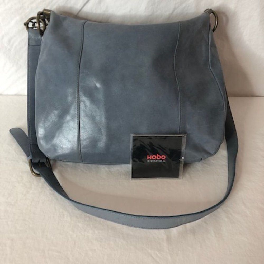 Hobo International Leather Crossbody Bag Blueberry